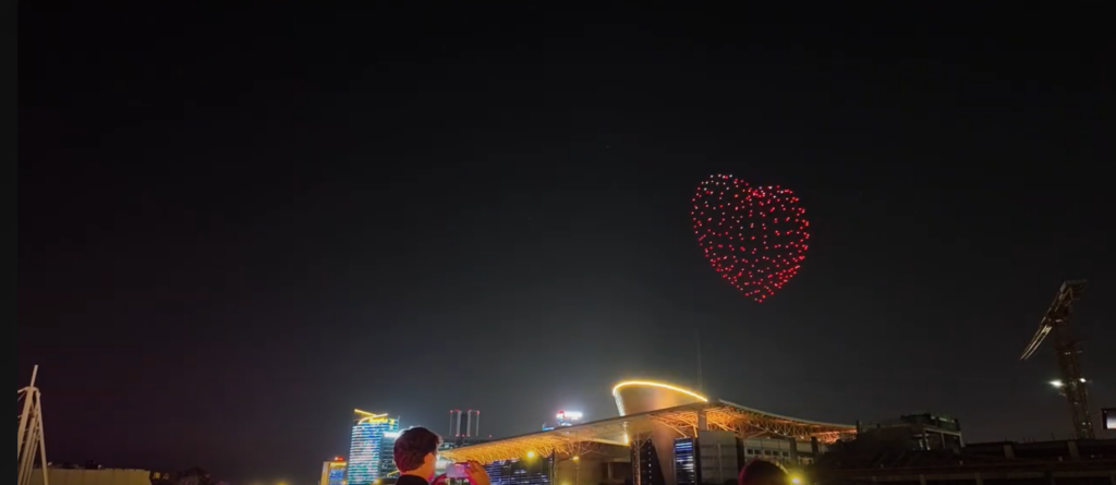 Heart Drone Show Fox ESS MSPD Africa