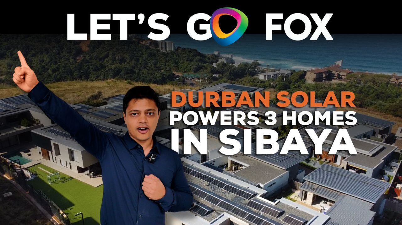 Fox ESS Durban Solar Powers 3 Homes