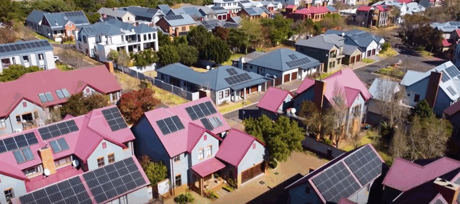 Fox ESS Solar Estate Gauteng South Africa Nederzetting
