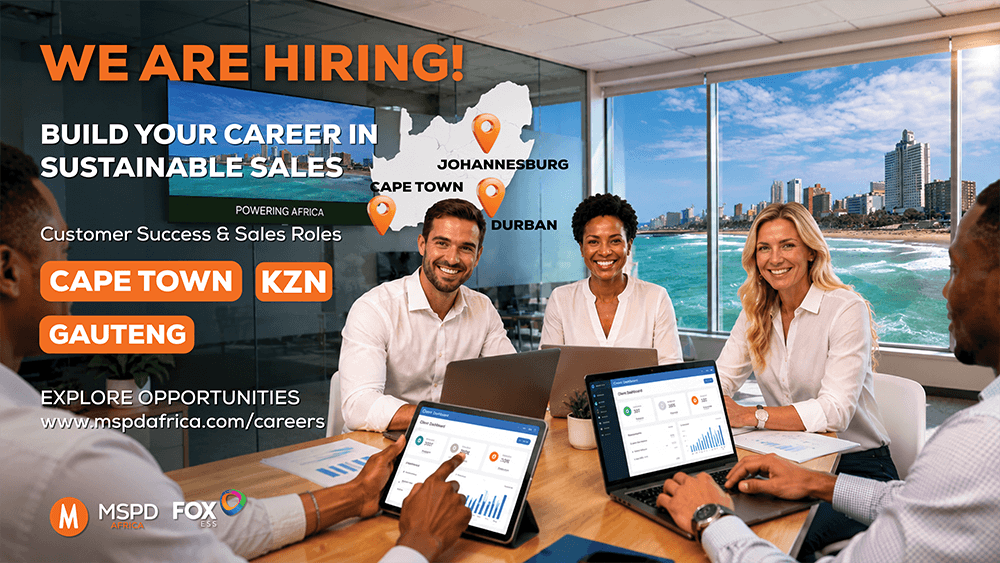 MSPD Africa Fox ESS Customer Success Specialist Sales Cape Town, Gauteng, KZN