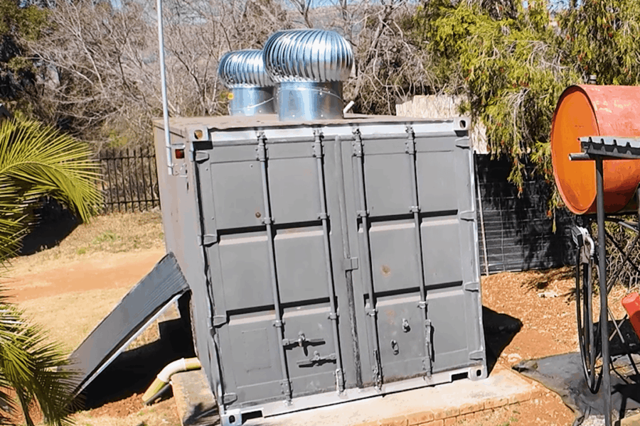 Containerized Fox ESS Solar Storage Room Cocon Mulders Drift Greenhouse